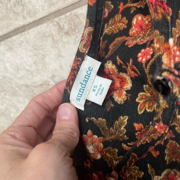 Sundance  Floral Embroidered Serafina‎ Blouse Top  Xs EUC - Picture 3 of 8